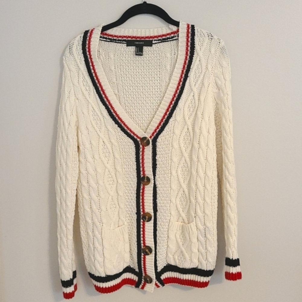 Knit Oversized Preppy Sweater